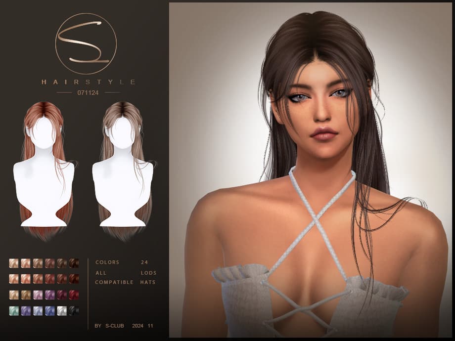 Прическа Elegante long hairstyle